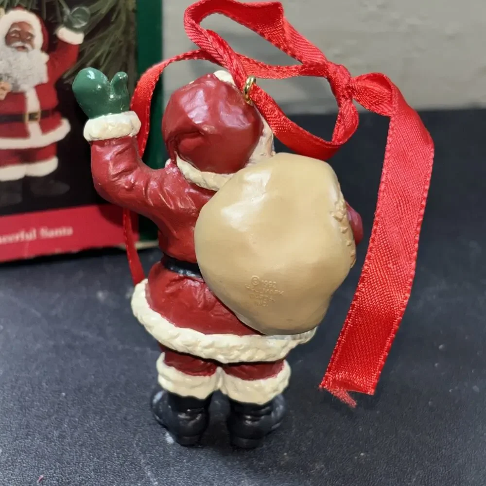 Vtg Hallmark Keepsake Ornament: Cheerful Claus Vintage 1992